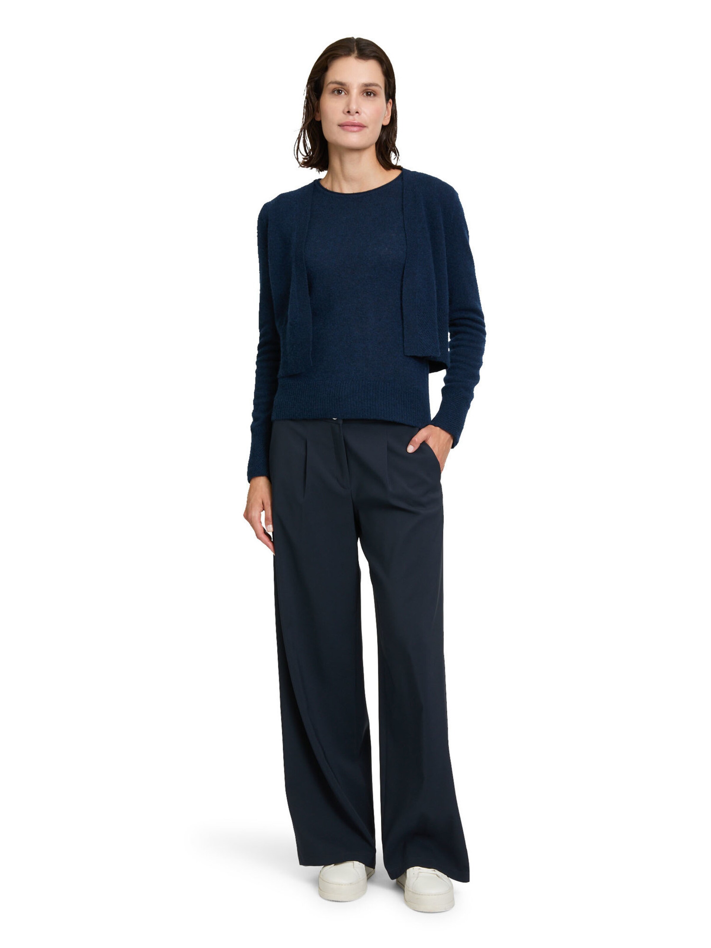 Betty Barclay Gebreid vest in Blauw