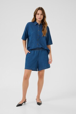 CULTURE Bluse 'Berteline Arpa' in Blau