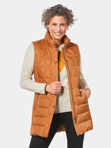 Goldner Vest in Brown: front