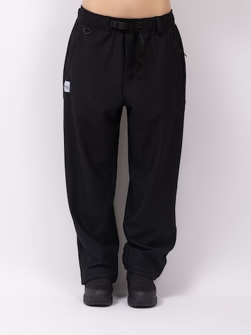 Eivy Wide leg Sports trousers in Black: front