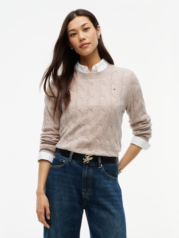 TOMMY HILFIGER Pullover in Braun: Vorderseite
