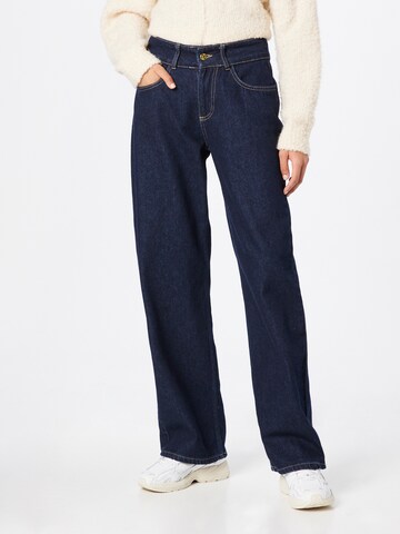 SOMETHINGNEW Wide leg Jeans 'Nancy' in Blue: front