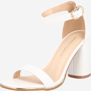 Dorothy Perkins Strap Sandals in White: front