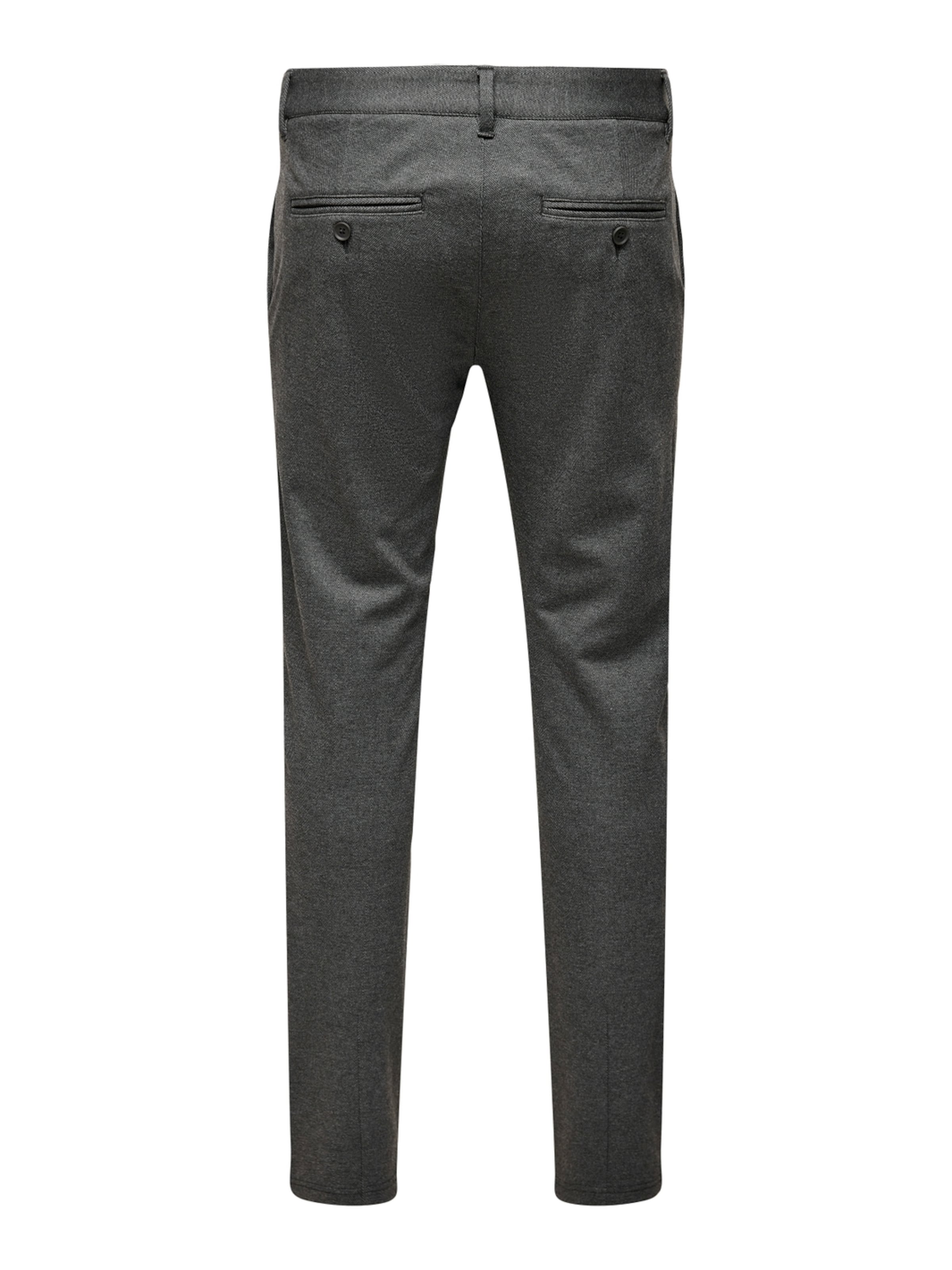 ONLY Slim fit Trousers in Black
