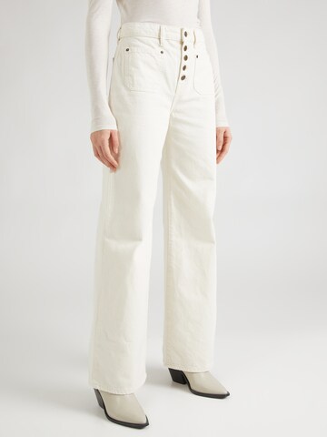 Loosefit Jean Lauren Ralph Lauren en beige : devant