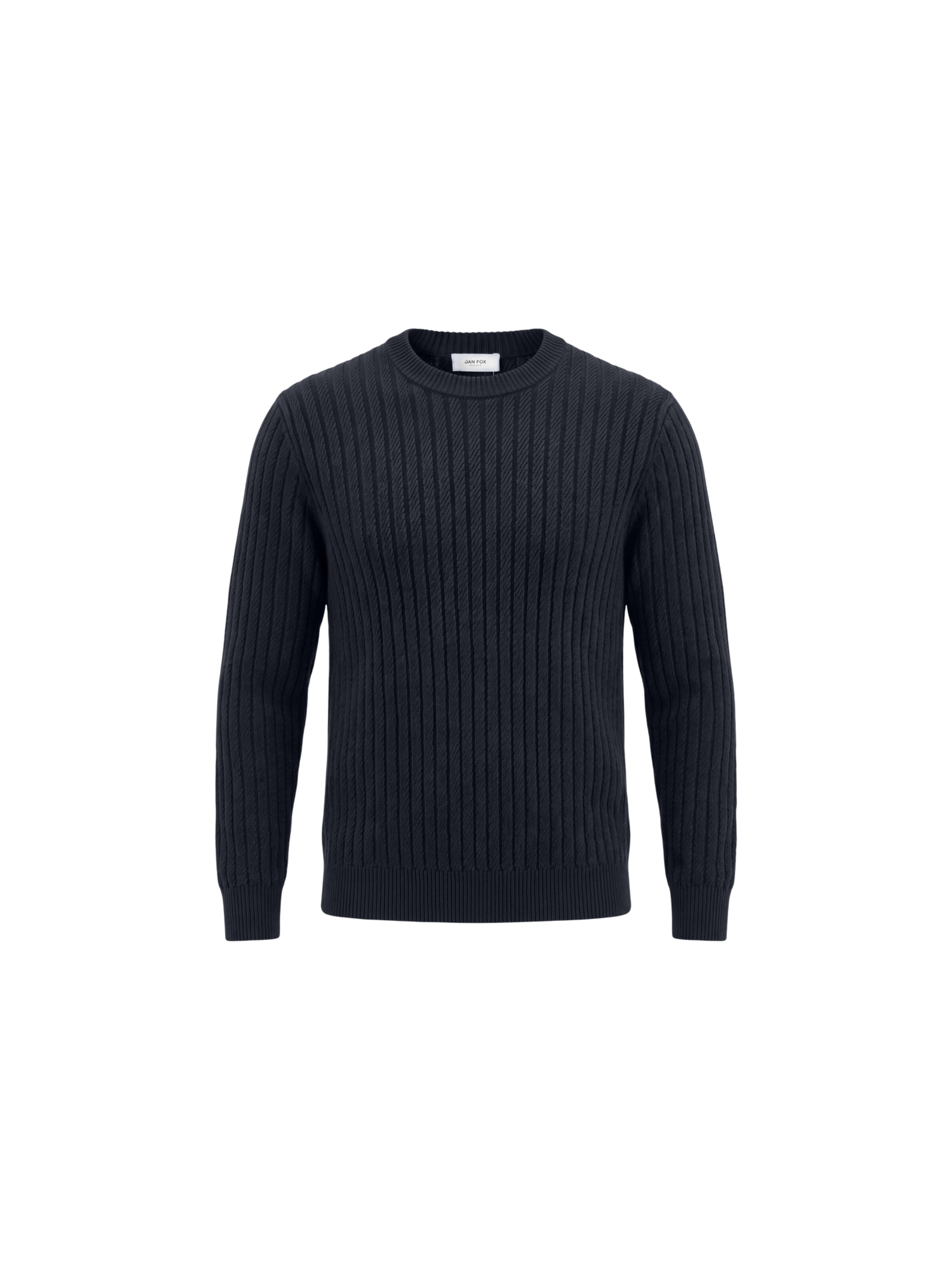 DAN FOX APPAREL Pull-over 'Flynn' en S en bleu foncé, Vue avec produit