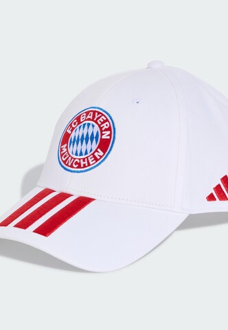 Casquette de sport 'FC Bayern München' ADIDAS PERFORMANCE en blanc