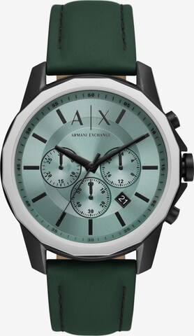 ARMANI EXCHANGE Analoguhr in Grün: predná strana