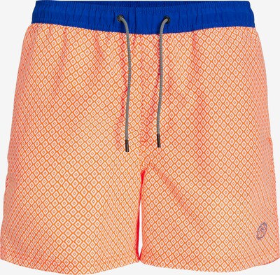 Pantaloncini da bagno 'FIJI' JACK & JONES di colore navy / arancione pastello / arancione scuro, Visualizzazione prodotti