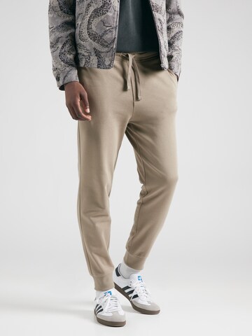 Effilé Pantalon 'Dayote' HUGO en marron : devant