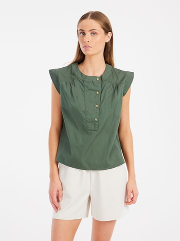 PROTEST Shirt 'PRTJana' in Grün: Vorderseite