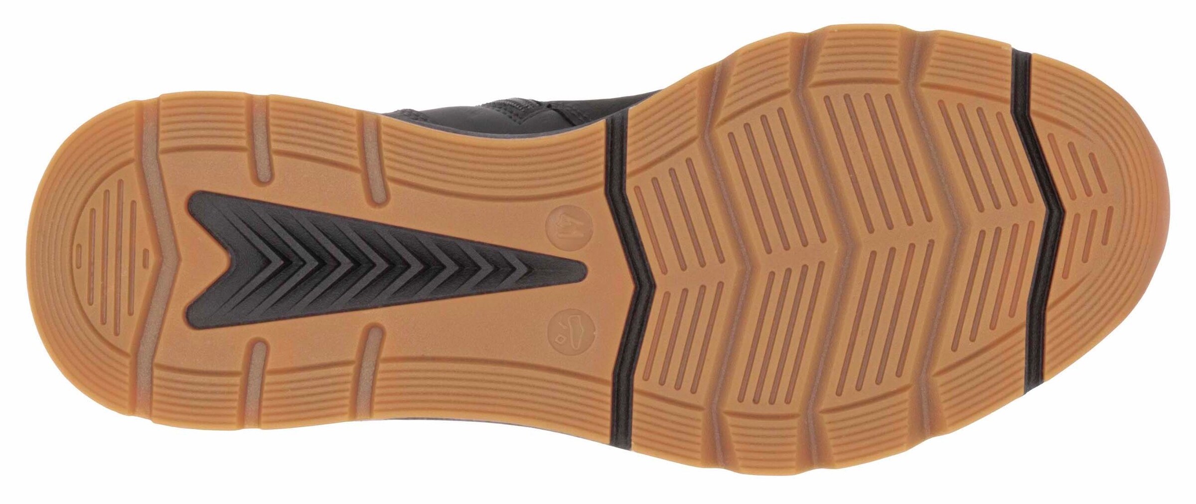 Rieker Sport Sneakers hoog in Zwart