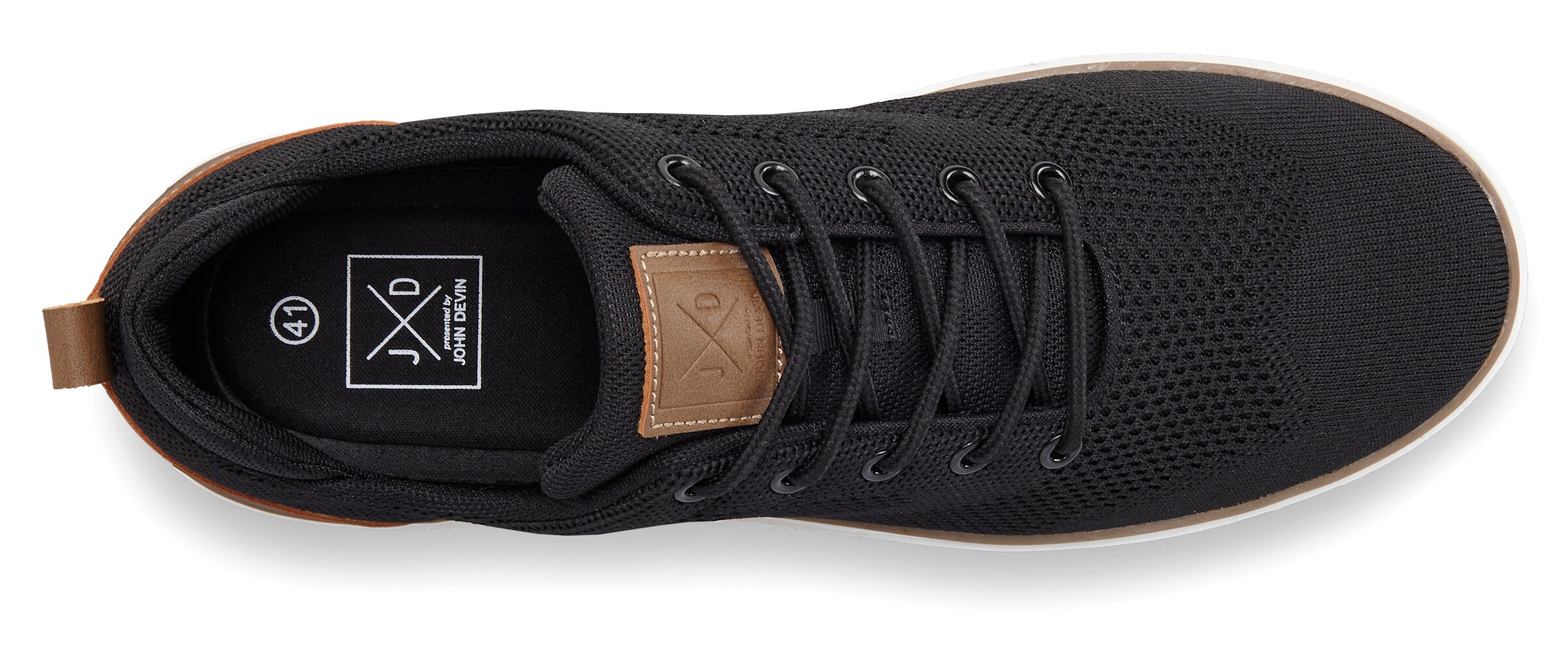 JOHN DEVIN Sneaker in Schwarz