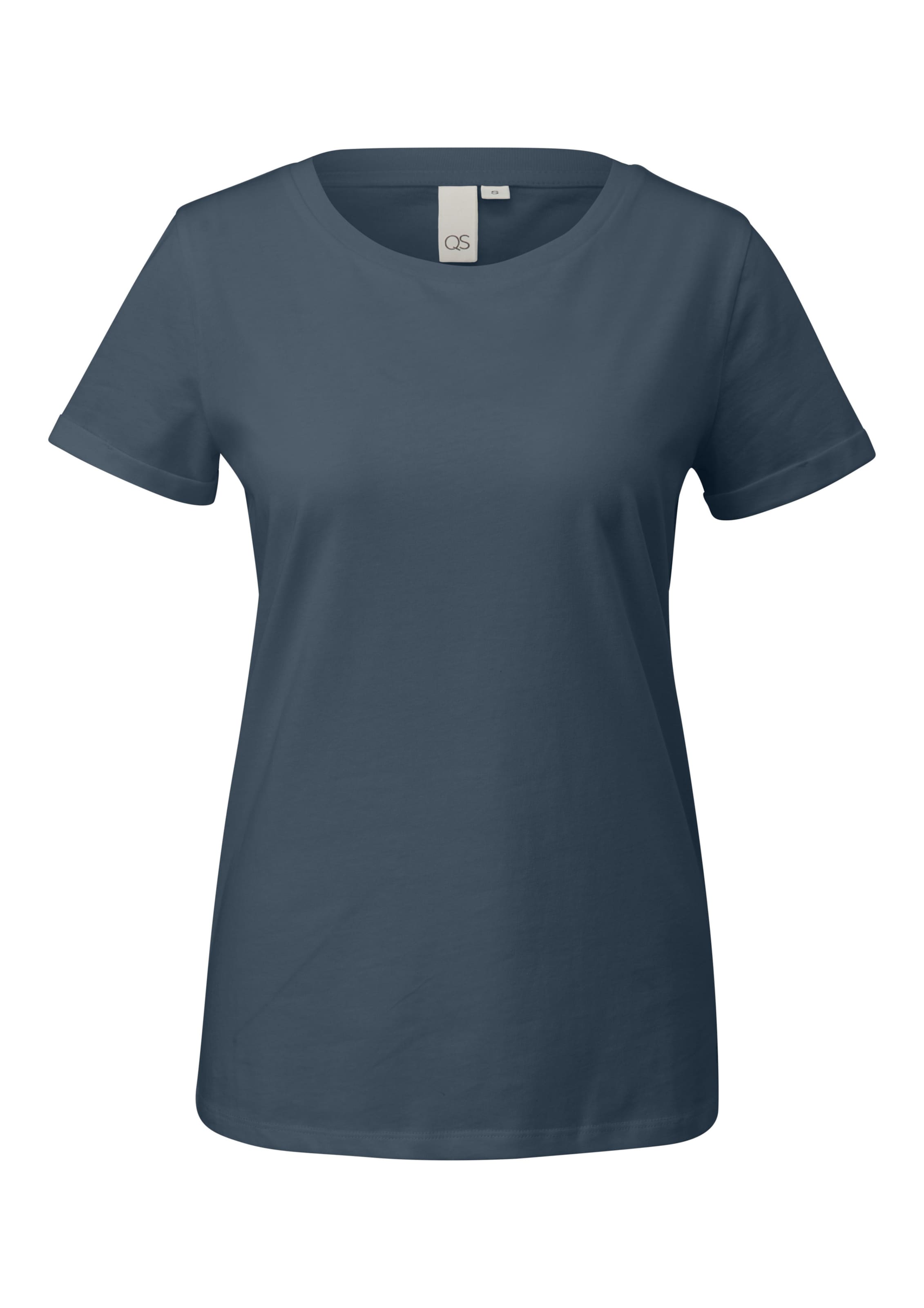 QS T-Shirt in Blau: Vorderseite
