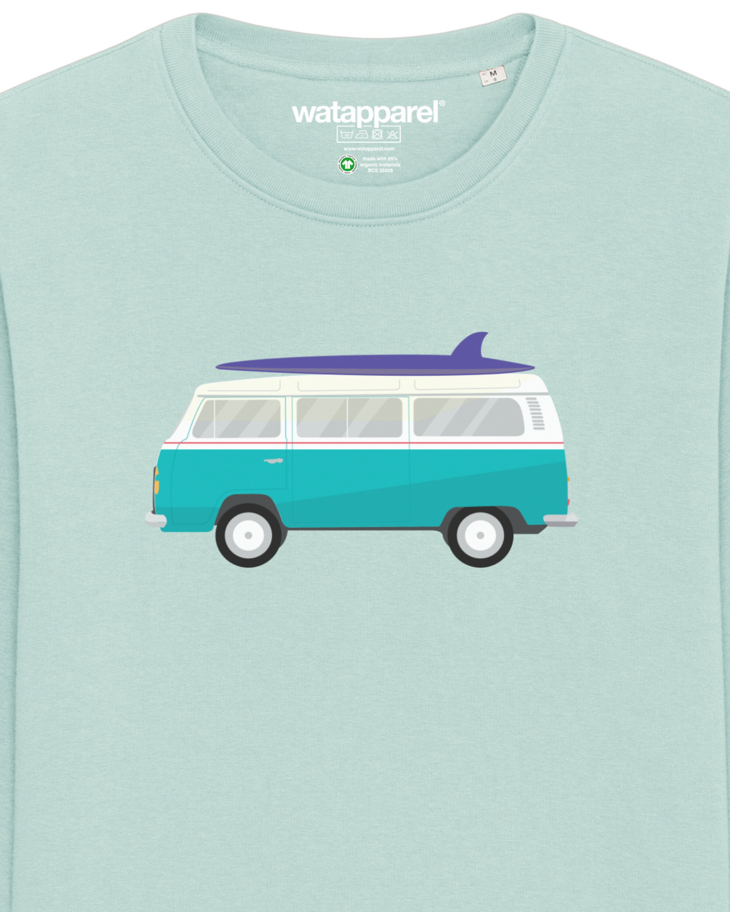 Felpa ' California Dream ' di Watapparel in blu