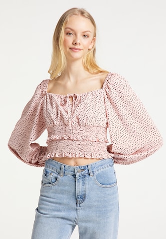 MYMO Shirt in Roze: voorkant