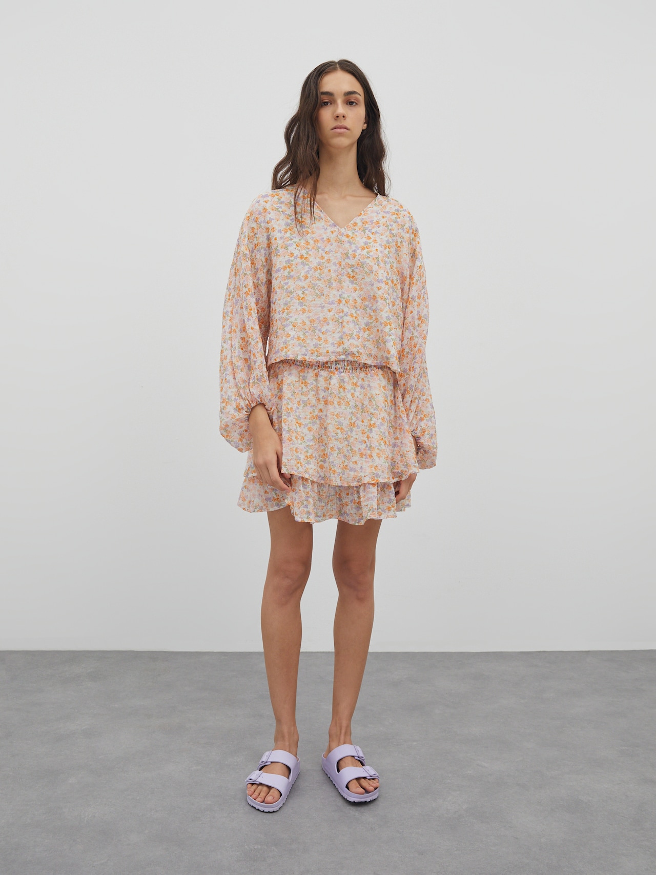 EDITED Bluse 'Fine' creme