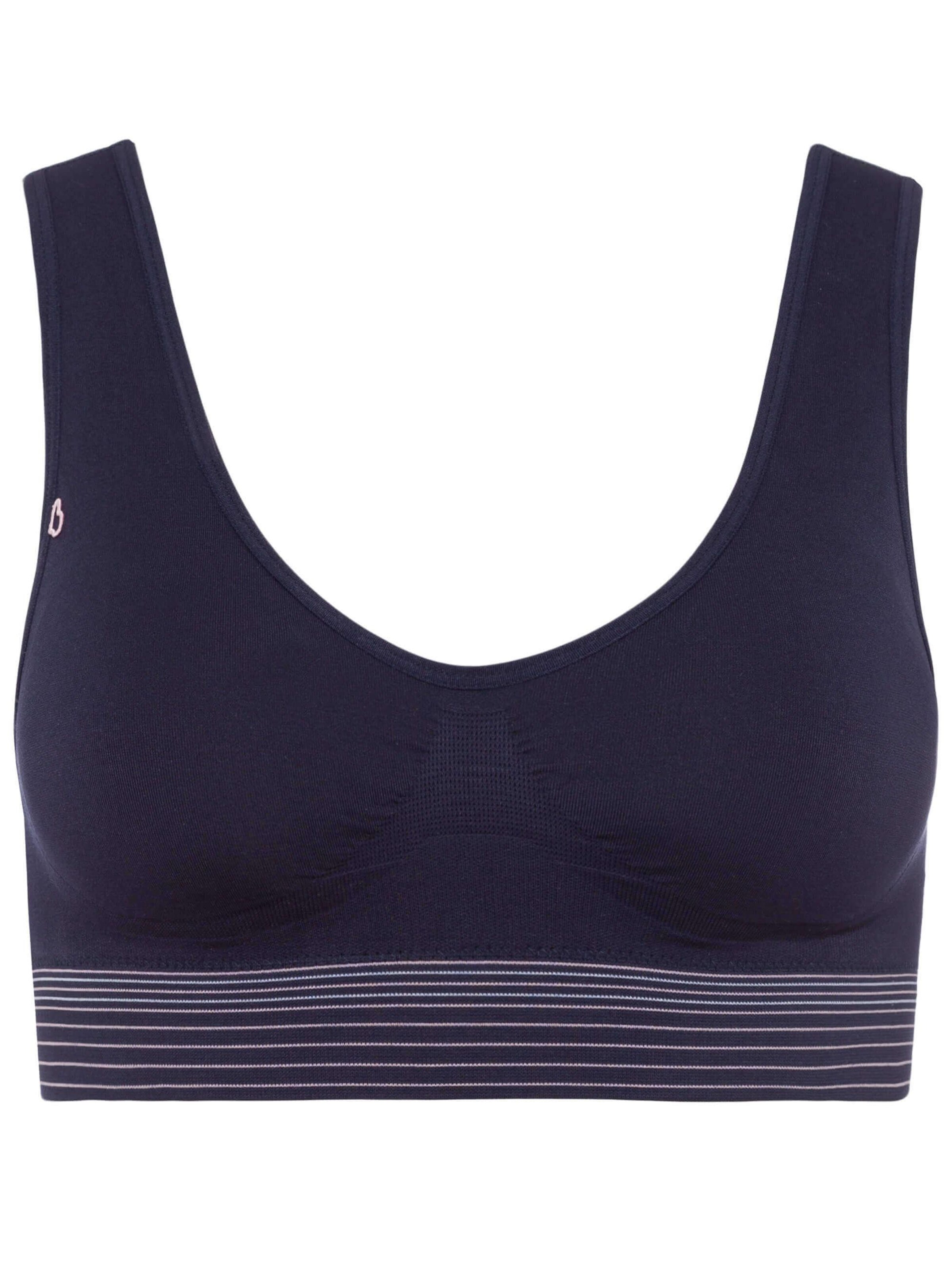 BeeDees Top 'Bustier Comfee Crop Top'‌‌‌‌‌‌‌‌‌‌ in Blau: Vorderseite