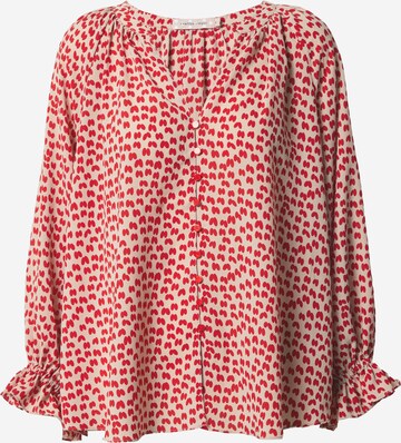 Camicia da donna di Traffic People in rosso: frontale