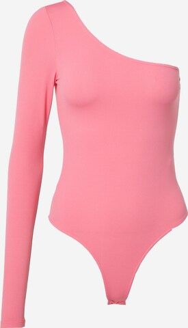 ABOUT YOU x irinassw Shirt bodysuit 'Eleni' in Pink: front