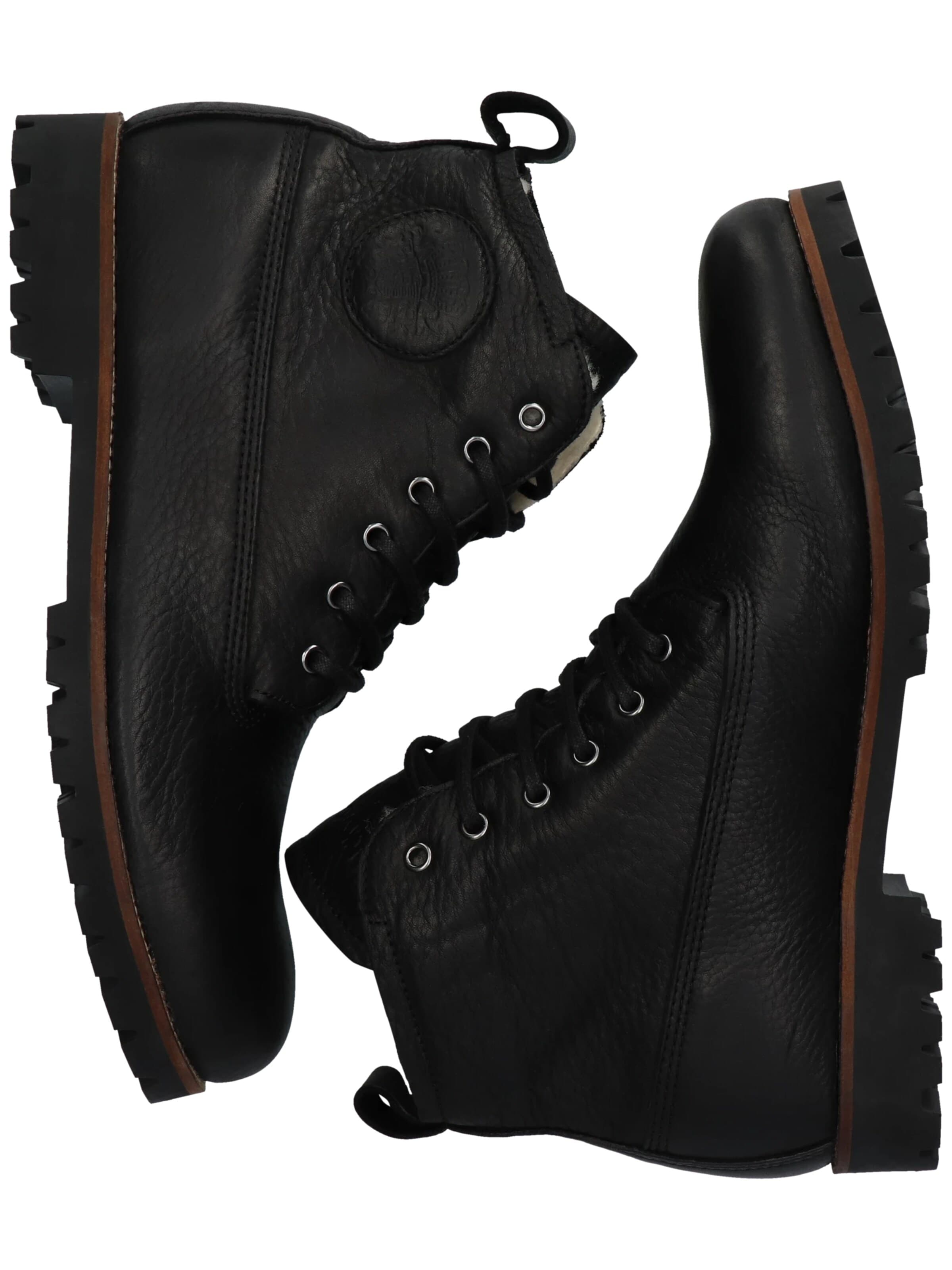 BLACKSTONE Schnürboots 'COLIN' in Schwarz