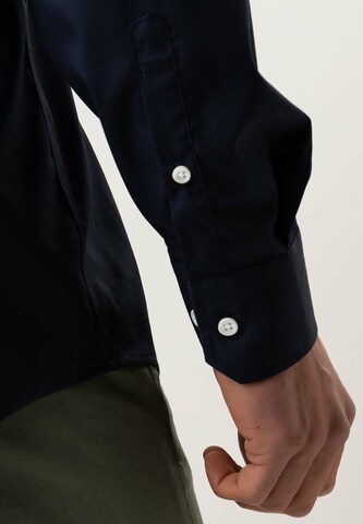 Black Label Shirt Regular fit Zakelijk overhemd 'KENTPD' in Blauw