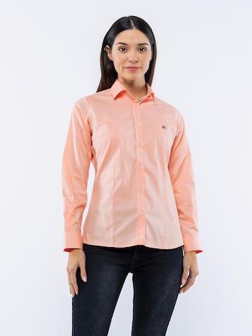 Felix Hardy - Blusa 'Willow' em laranja: frente