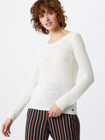 Pull-over 'Geena' ONLY en blanc : devant