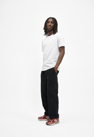 Cleptomanicx Shirt 'Ligull Stripe' in Grey