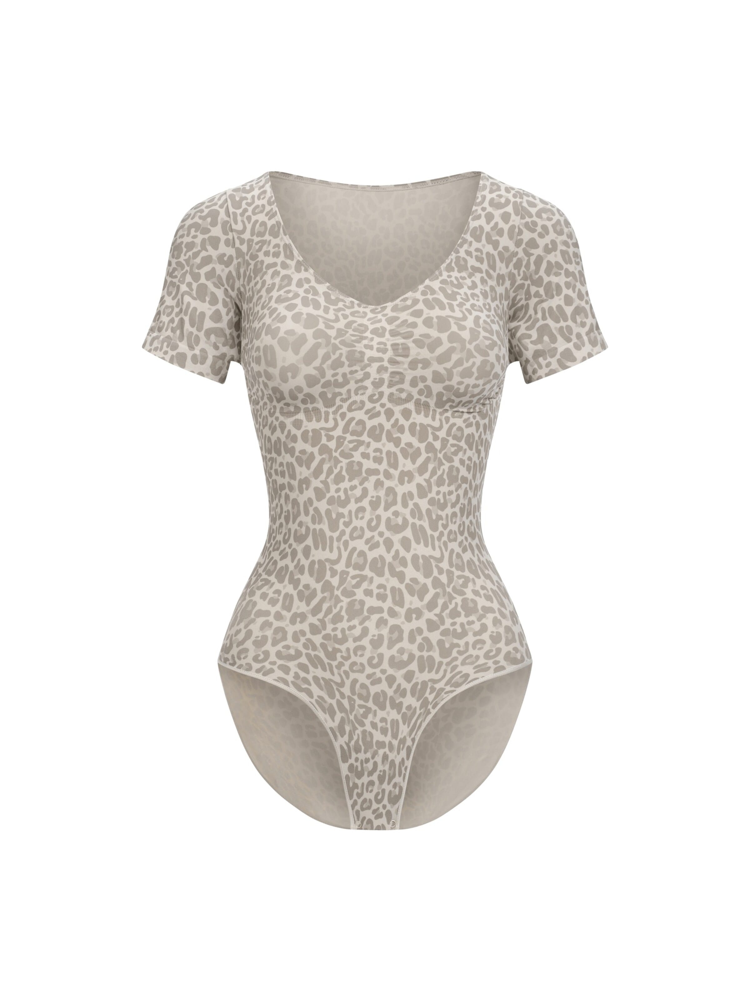 cfab Body modelant 'T-Shirt Bodysuit Sculpting Shapewear mit Slip' en XS en beige foncé, Vue avec produit