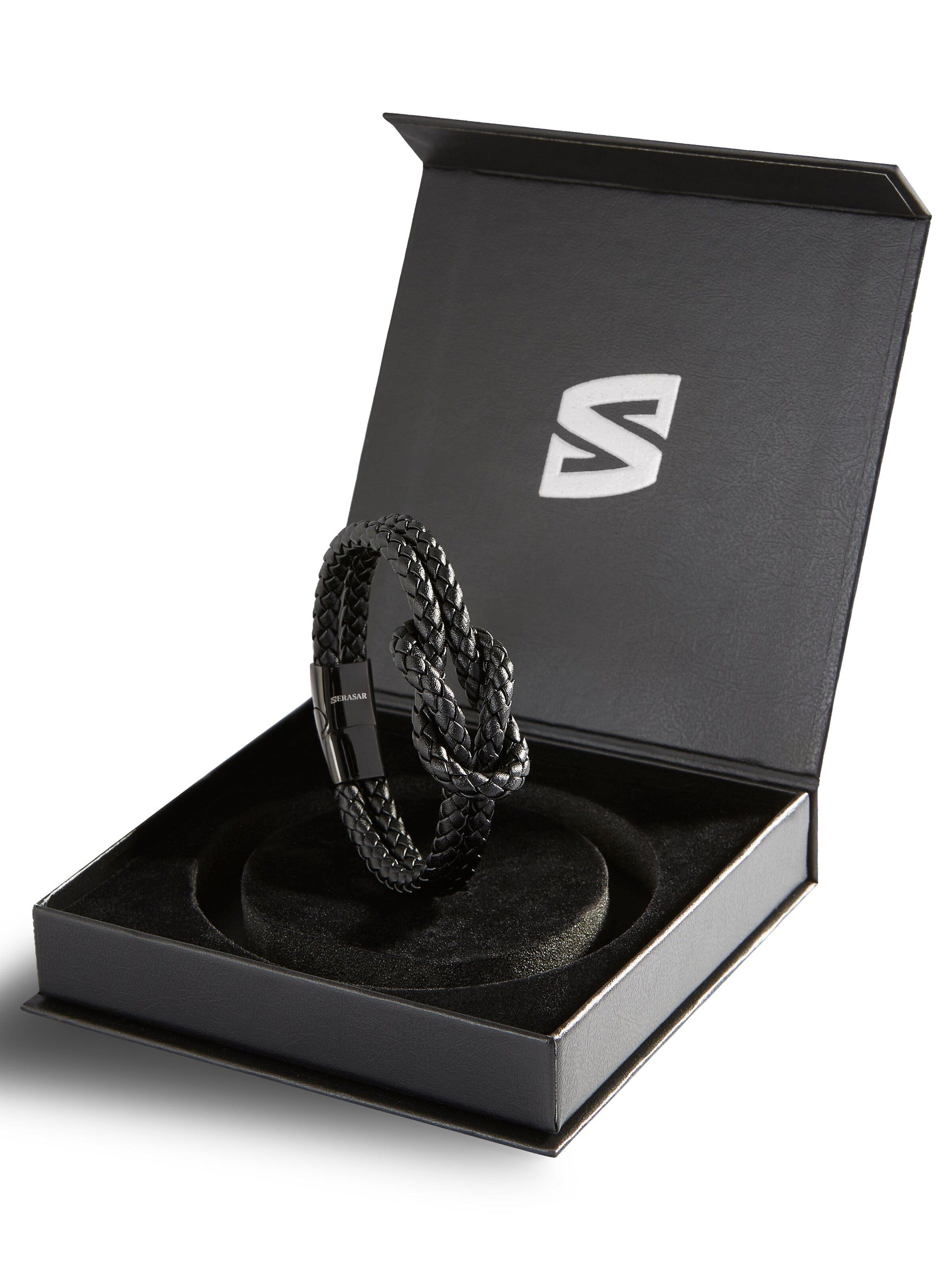 Bracelet 'Knot' SERASAR en noir