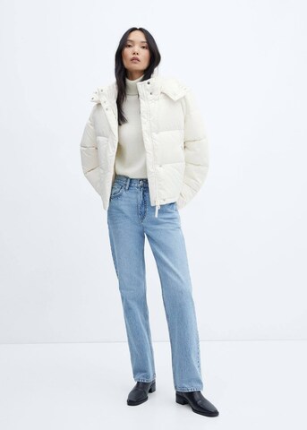 Veste mi-saison 'Anita' MANGO en blanc