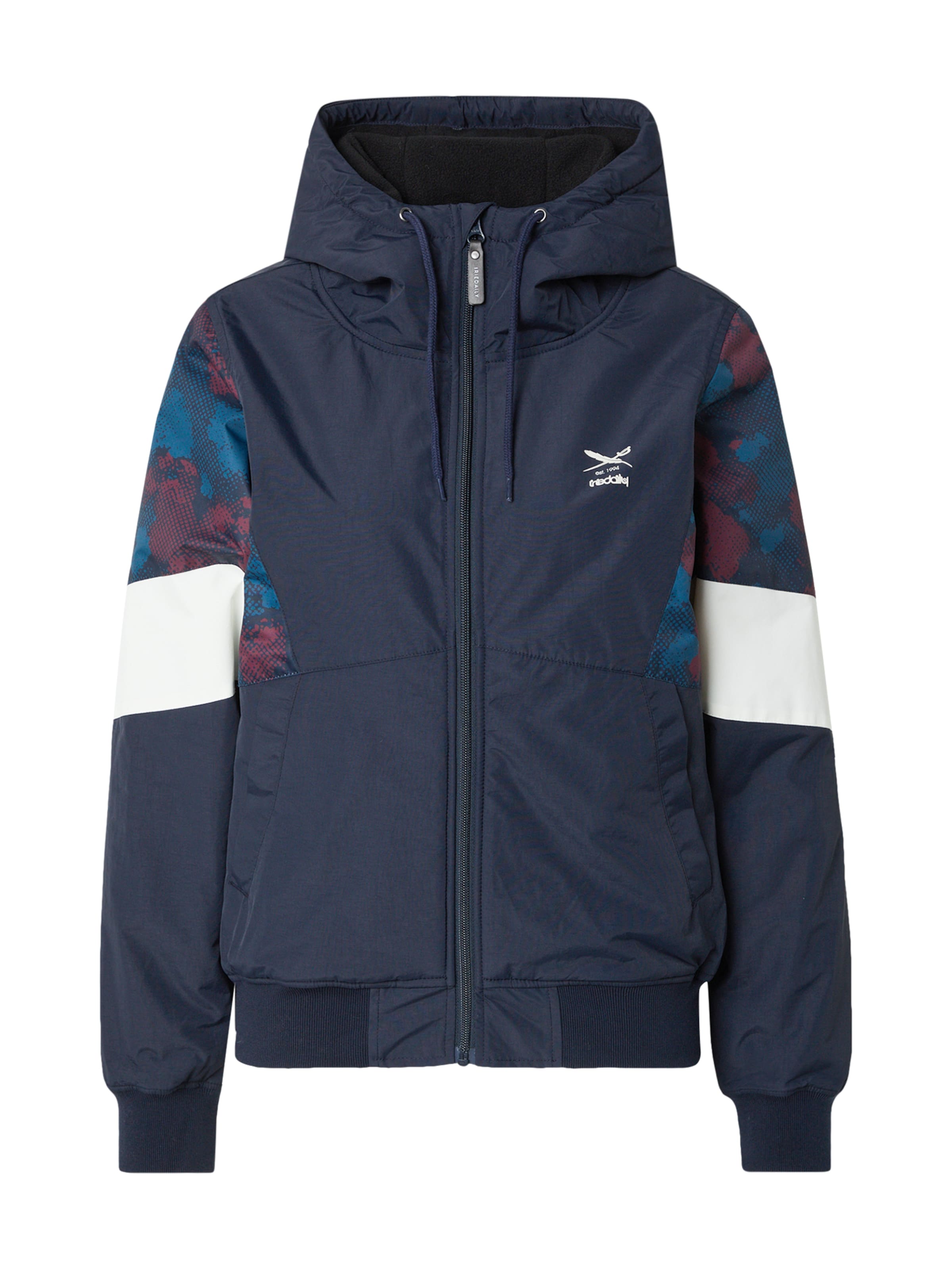 Iriedaily Prechodná bunda 'Blotchy' - Modrá: predná strana