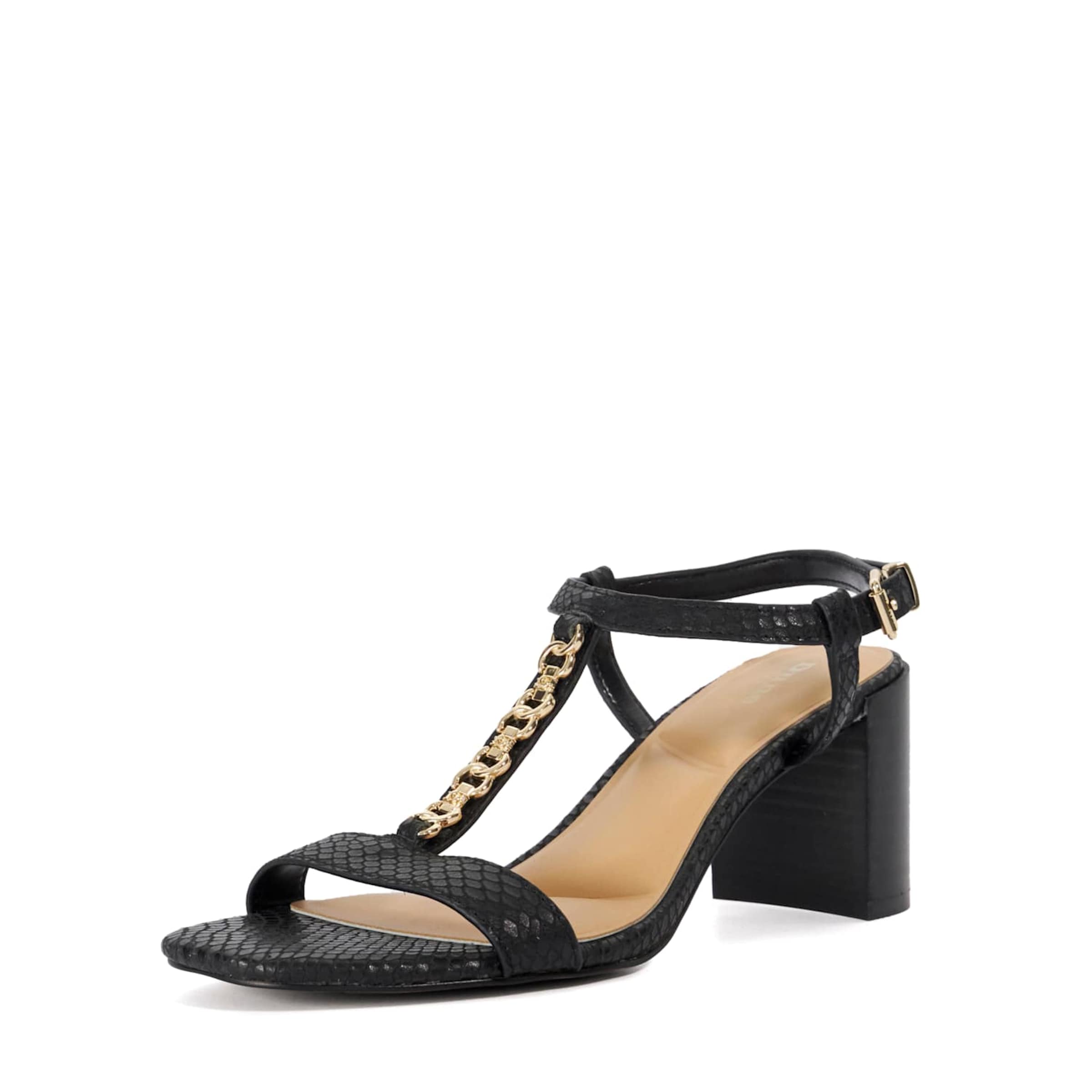 Sandales à lanières 'Josina' Dune LONDON en noir : devant