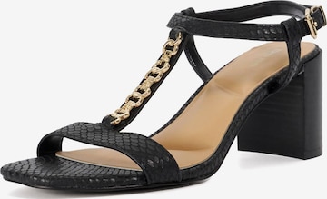 Sandales à lanières 'Josina' Dune LONDON en noir : devant