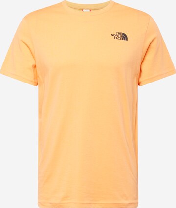 THE NORTH FACE Functioneel shirt 'Red Box' in Oranje: voorkant