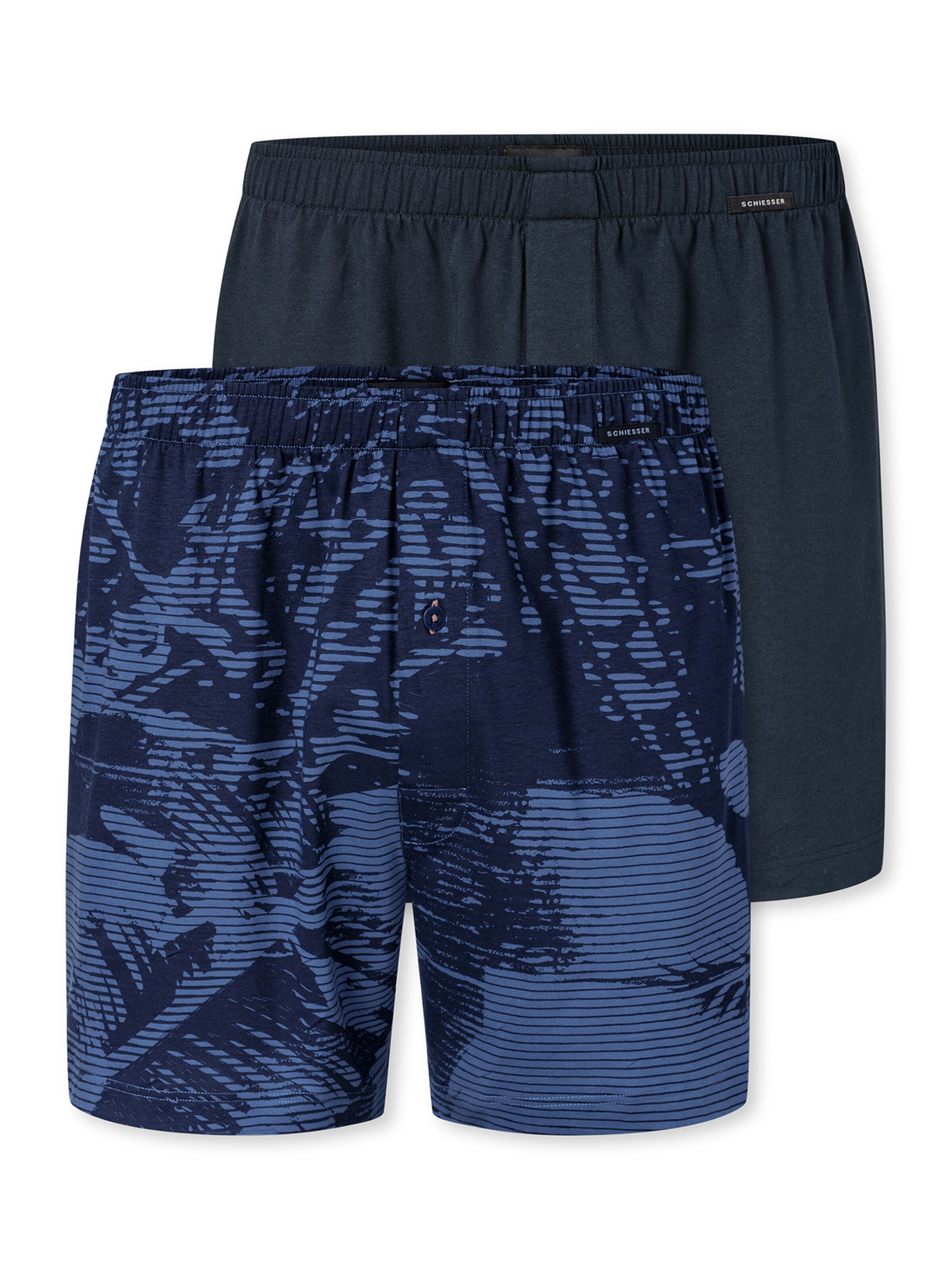 Boxers ' Multi ' SCHIESSER en bleu : devant