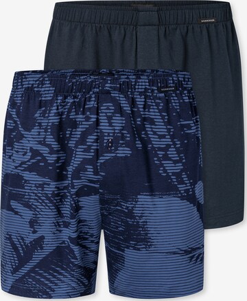 Boxers ' Multi ' SCHIESSER en bleu : devant