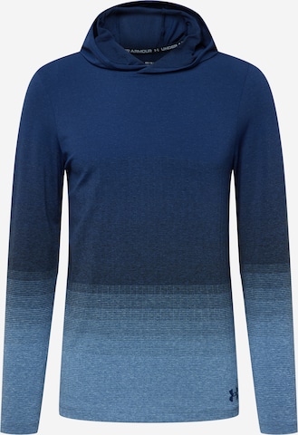 T-Shirt fonctionnel 'Seamless Lux' UNDER ARMOUR en bleu : devant