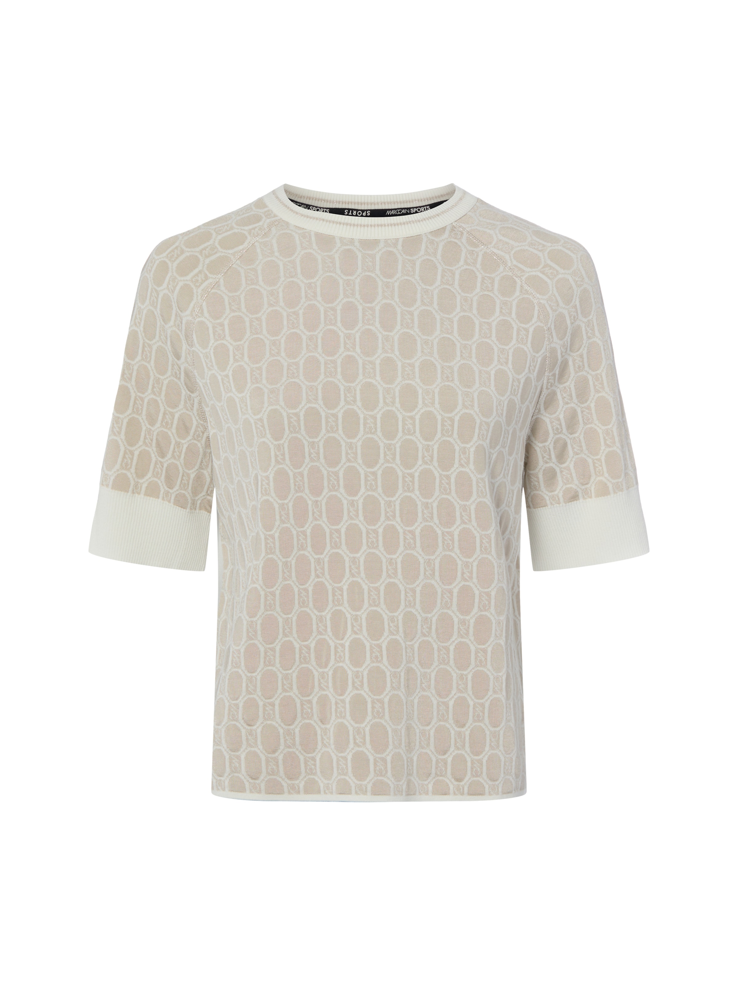 T-shirt Marc Cain en beige : devant