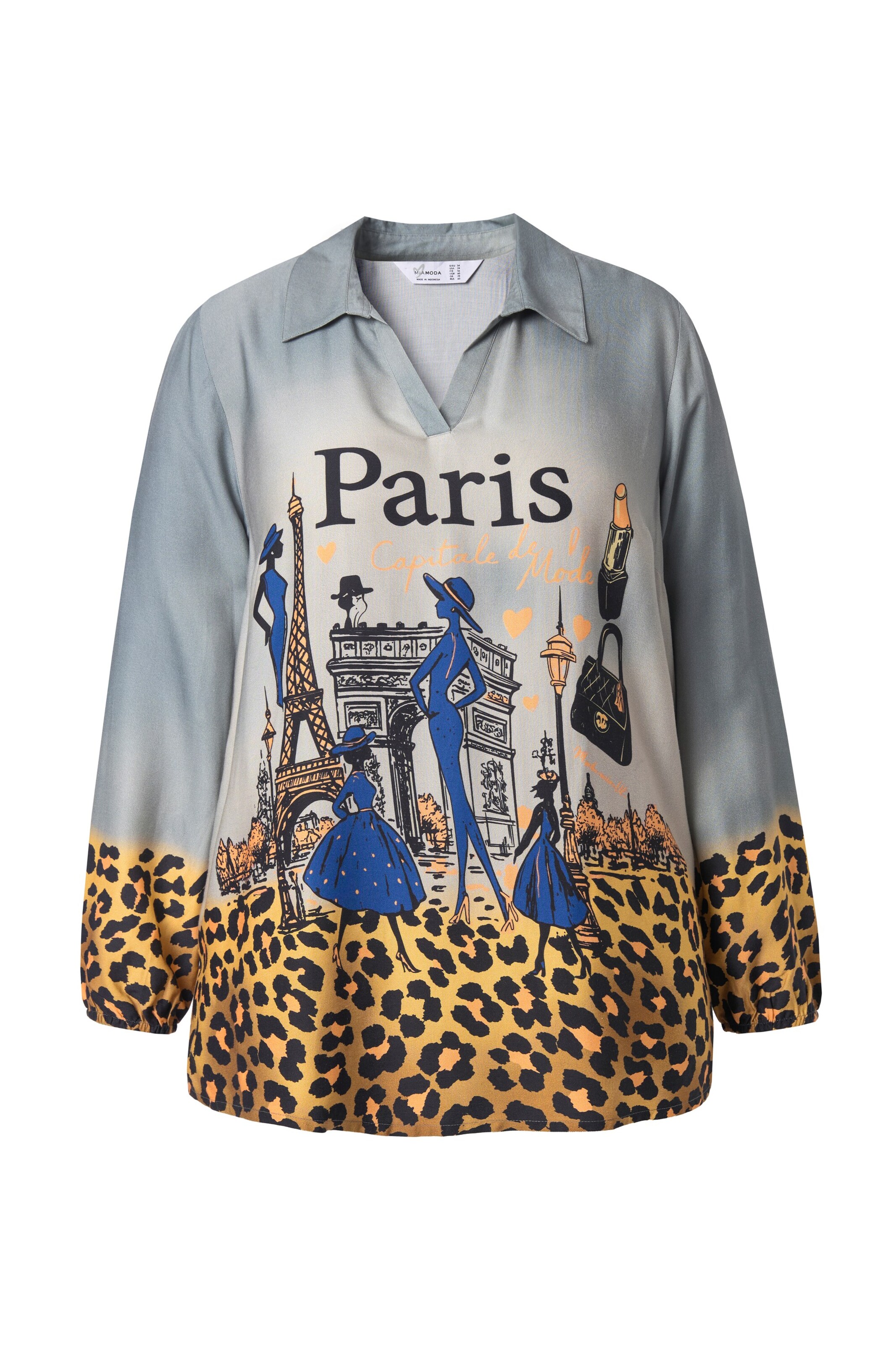 MIAMODA Blouse in Mixed colours: front