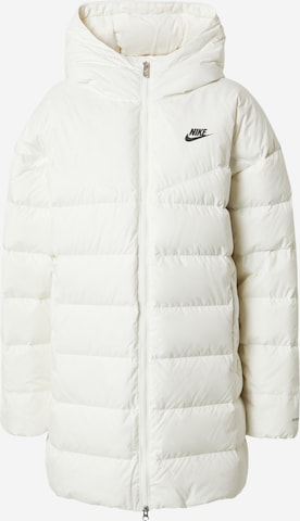 Nike Sportswear Zimska jakna | bela barva: sprednja stran