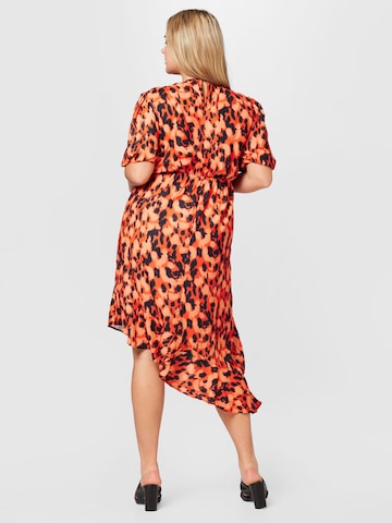 River Island Plus - Vestido de verão 'PHOEBE' em laranja