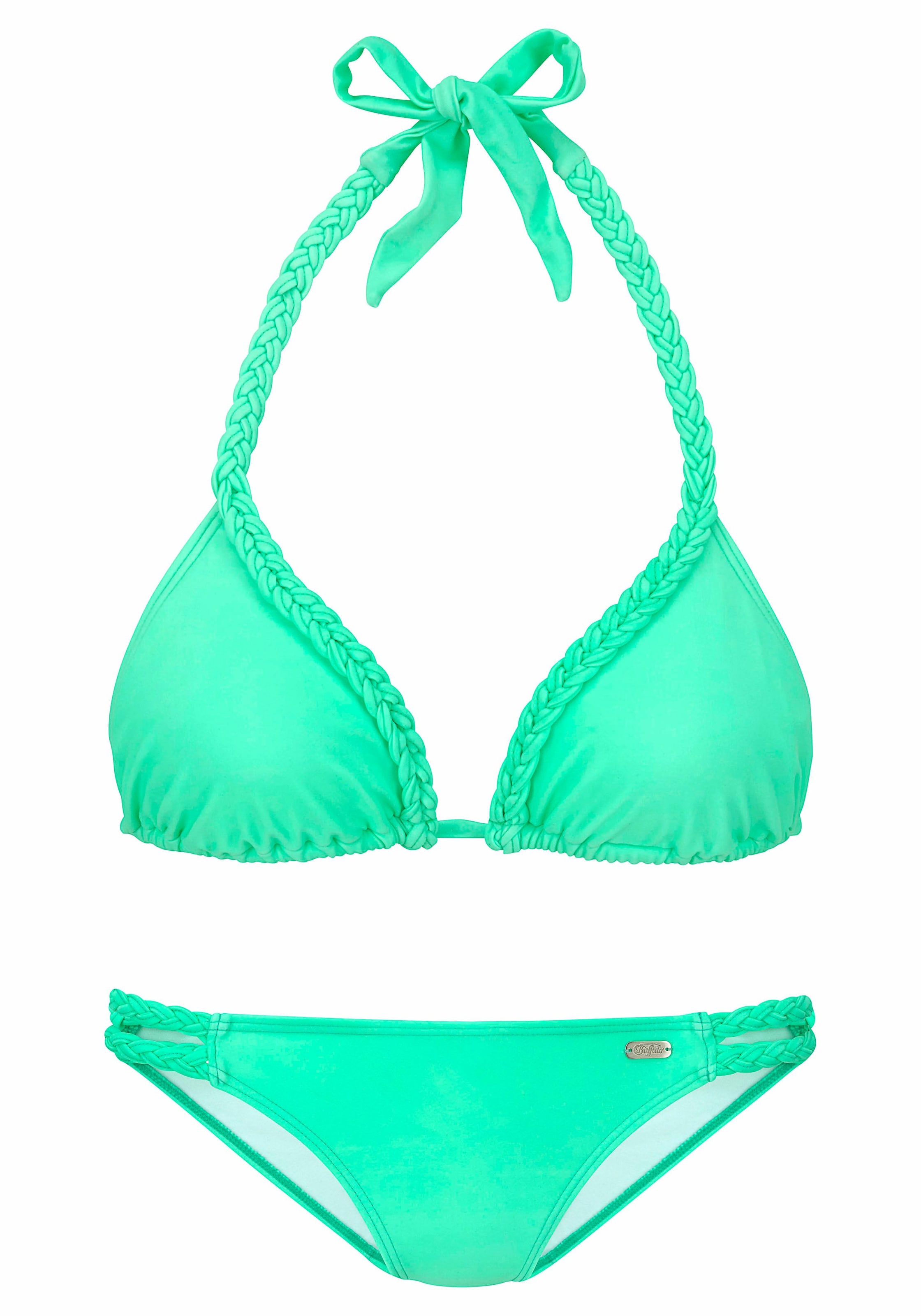 BUFFALO Обычный Бикини в Зеленый: спереди