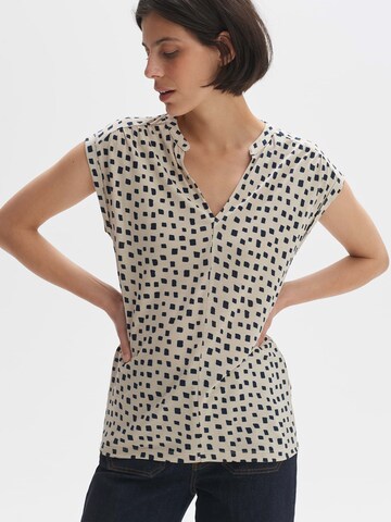 OPUS Blouse 'Sandi City' in Beige: front