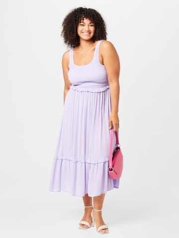 Zizzi Sukienka 'WISMA' w kolorze fioletowy