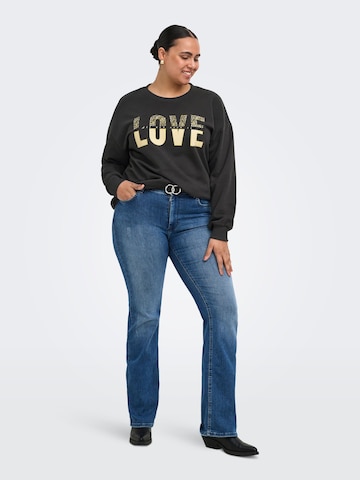 ONLY Carmakoma Sweatshirt 'CARTAMMIE' in Grijs