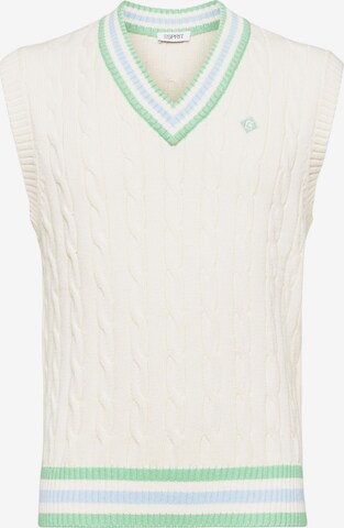 ESPRIT Sweater Vest in Beige: front