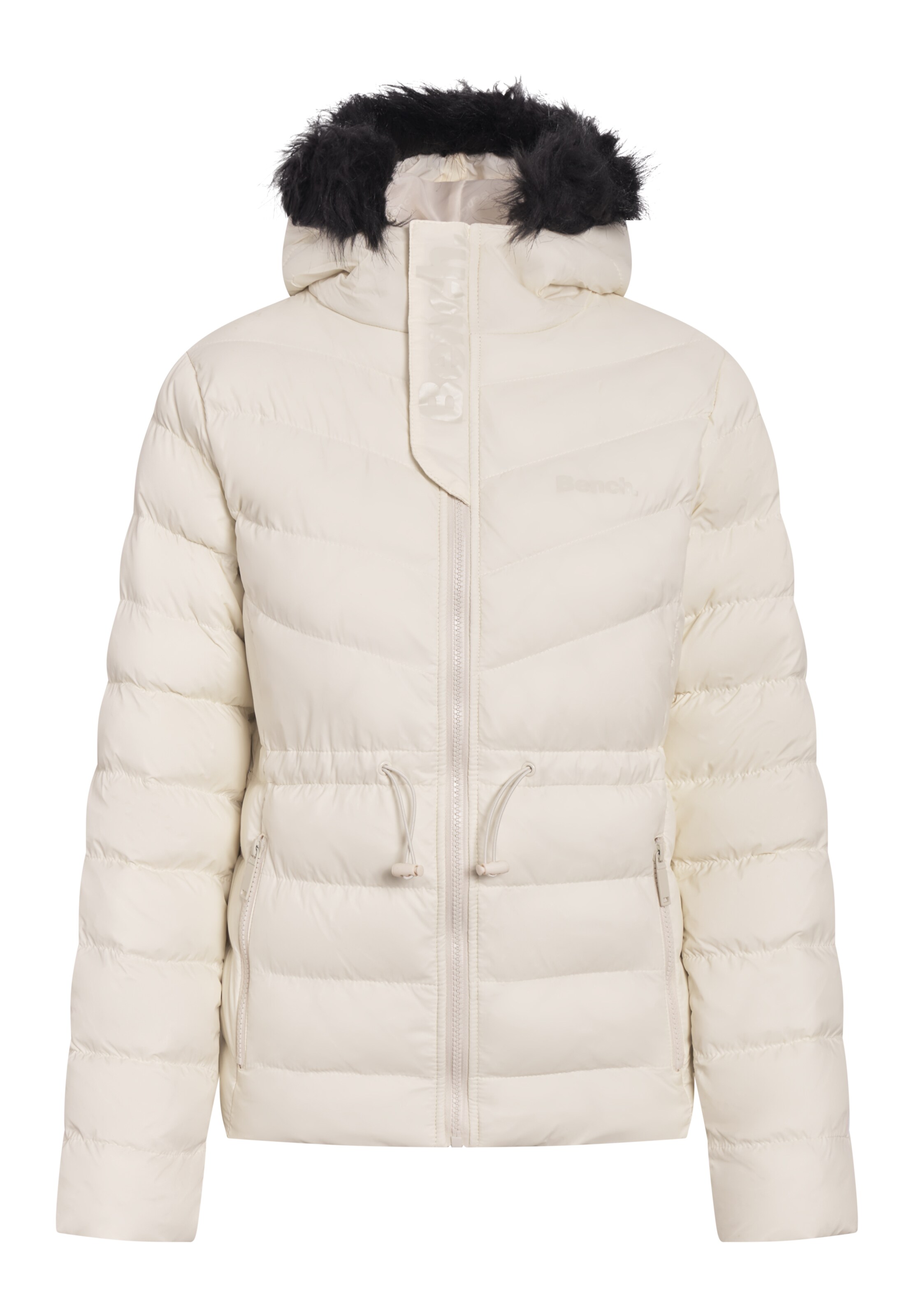 BENCH Winter Jacket in White: front