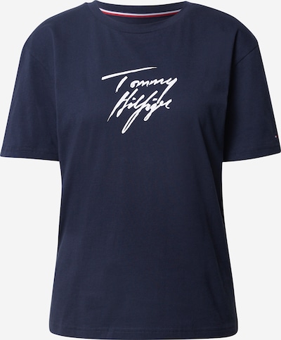 Tommy Hilfiger Underwear Majica za spanje | mornarska / bela barva, Prikaz izdelka
